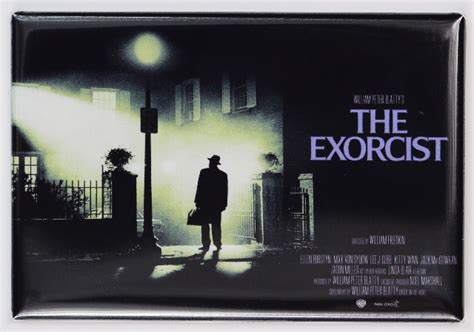 the exorcist movie poster fridge magnet classic horror film