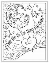 Coloring Pages Color Moon Happy Back Adult Printable Quotes Quote Book Colouring Getcolorings Affirmations Christian Sheets Choose Board Print sketch template