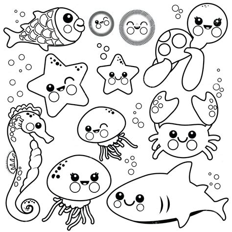 ocean life preschool lesson plans  kids printable coloring
