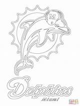 Dolphins Miami Coloring Logo Pages Football Dolphin Drawing Printable Color Print Sport Nfl Clipart Supercoloring Realistic Book Sports Online Step sketch template