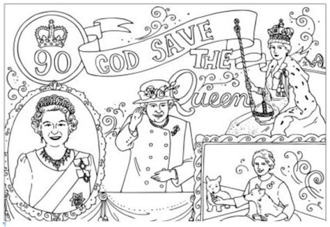 colouring queen birthday google search family coloring pages
