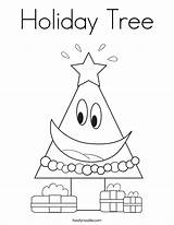Coloring Holiday Tree Noodle Twisty Twistynoodle Built California Usa sketch template