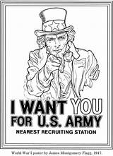 Coloring Posters Uncle Sam Pages Color Sheets Poster War Dover Publications Book Kids Want Army Welcome Wwi Pdf Patriotic Wars sketch template