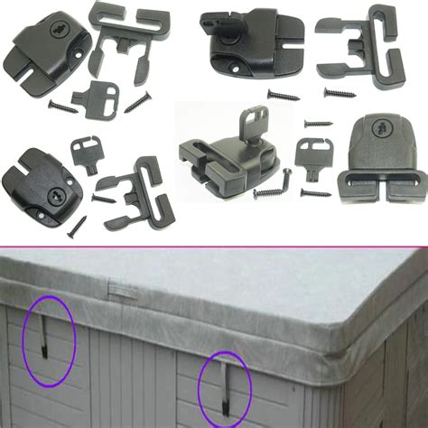 spa hot tub cover latch lock kit key acw latch strap repair kit set clip video  tool parts