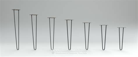 woodslabscom  pin raw steel hairpin legs