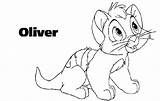 Coloring Oliver Pages Company Disney Horse Movie sketch template