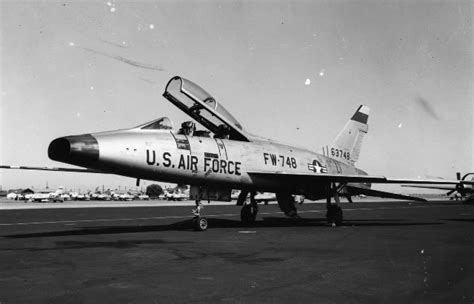 north american   super sabre jet fighter design characteristics production models history