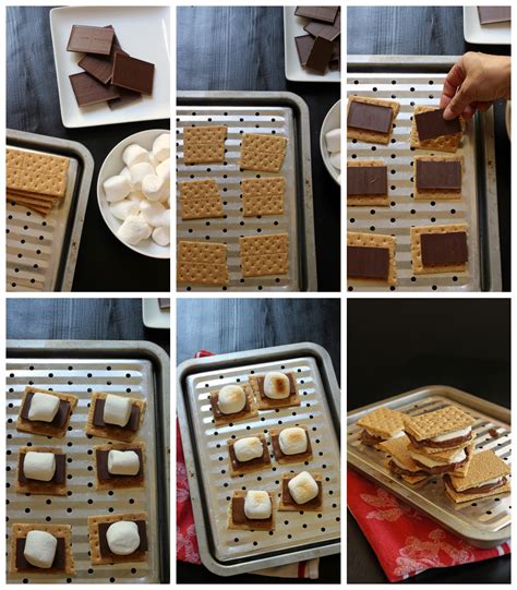 easy smores indoors  smores   oven