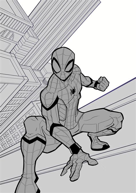 spider man homecoming coloring sheets coloringpages