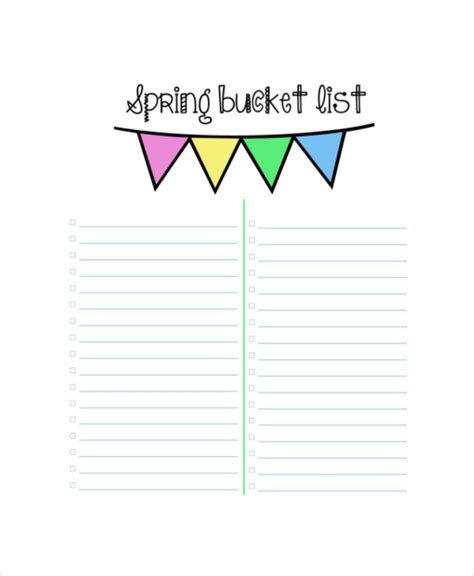 bucket list template merrychristmaswishesinfo