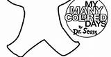 Days Many Colored Color Coloring sketch template