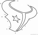 Texans Dot sketch template