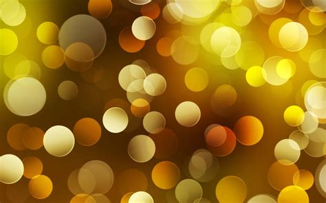 wallpaper abstract yellow light circles bright shine  hd picture image