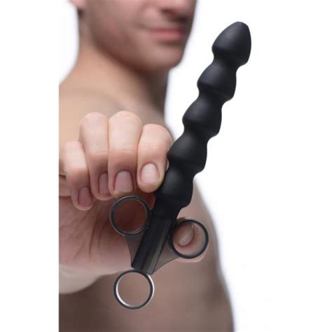 master series silicone linked lube launcher black sex toys popporn