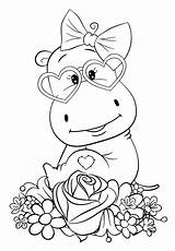 Cuties Bonton Hippo раскраски Bontontv Jovi Slatkice Bojanke Skecht все категории Imagenes Tiernos Animales Mykinglist sketch template