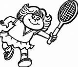 Coloring Tennis Rackets Pages Racket Players Tags Ping Pong Balls Getcolorings Printable Wecoloringpage Getdrawings sketch template