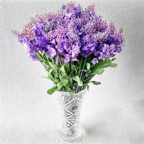 new arrival diy 20pcs 37cm white purple 3 color lavender