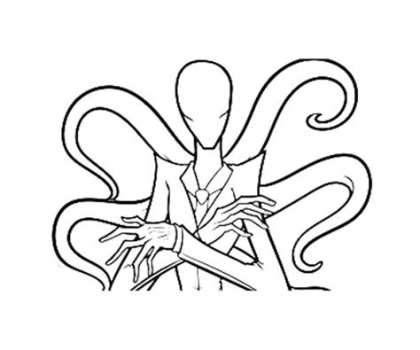 slenderman coloring pages coloring home