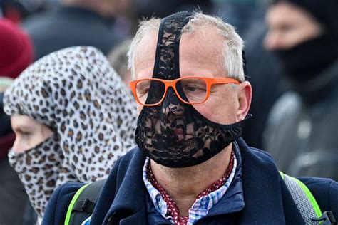 photo   week underwear face mask   german anti lockdown