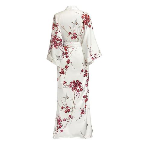 cherry blossom and crane kimono robe cherry blossom dress beautiful