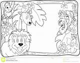 Coloring Safari Pages Printable Animal Animals African Realistic Jungle Farm Scene Rainforest Adults Getcolorings Getdrawings Colorings Ani sketch template