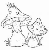 Mushroom Cogumelos Mushrooms Cogumelo Pilz Riscos Pilze Feen Ausmalen Toadstools Digitais Casinhas Clique Cursos Certificado Carimbos Vorlagen Espacoeducar Zeichnungen Ciupercute sketch template