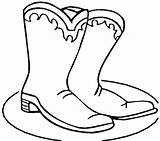 Boots Coloring Cowboy Winter Boot Pages Drawing Rain Shoes Printable Colouring Drawings Color Easy Cartoon Kids Fall Clipart Cliparts Autumn sketch template