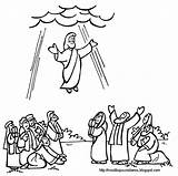 Jesus Ascension Dibujos Para Coloring Pages Activities Children Sunday Ar Bible Crafts sketch template