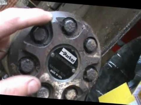disassemble  parker hydraulic wheel motor youtube