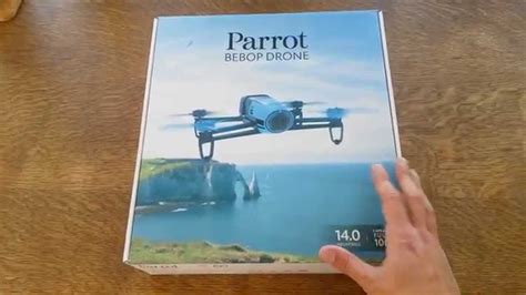 parrot bebop drone unboxing youtube