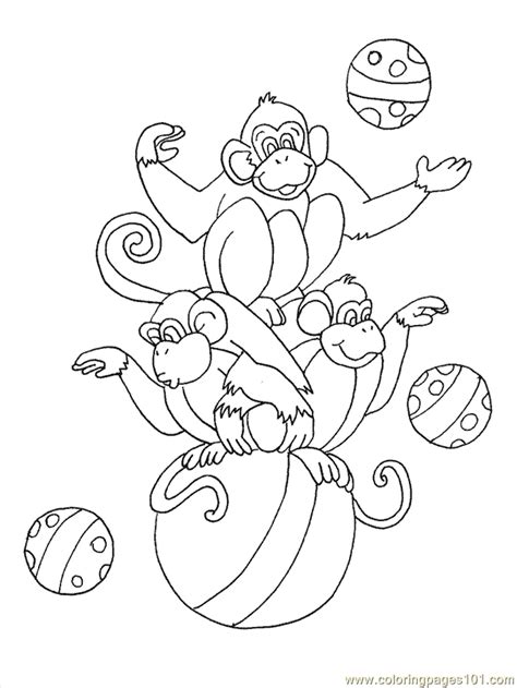 coloring pages circus animals animals circus animals