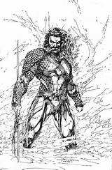 Aquaman Momoa Brett Acquaman Aquman Hail Gamespot Comicvine Lire Herois Visit Dcplanet sketch template