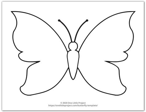 large butterfly template  butterfly template butterfly printable