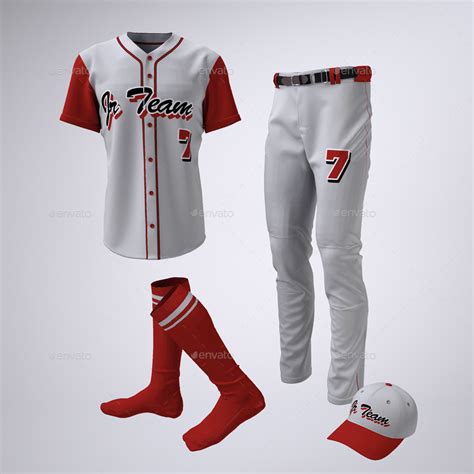 baseball team jerseys  uniform mock   sanchi graphicriver