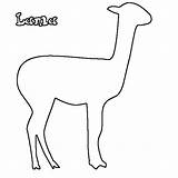 Llama Coloring Pages Color Lama Print Animal Animals Printable Kawaii Template sketch template