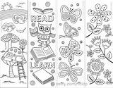 Coloring Bookmarks Simple Pages Designs Printable Kids Book Fun Choose Board Year sketch template