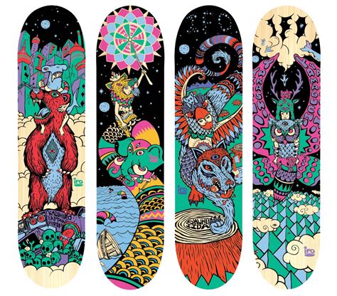 awesome skateboard deck designs  remodeling ideas