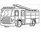 Fire Truck Coloring Pages Printable Sheet Firetruck Color Kids Onlinecoloringpages Print sketch template