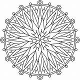 Coloring Starburst Pages Mandala Printable Flower Adults Color Getcolorings Friday August Designlooter sketch template