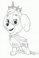Skye Pages Colouring Paw Patrol Coloring Don Print sketch template