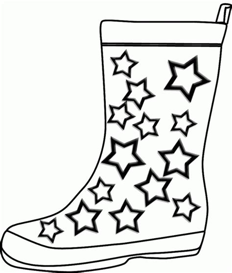 boots coloring page coloring home