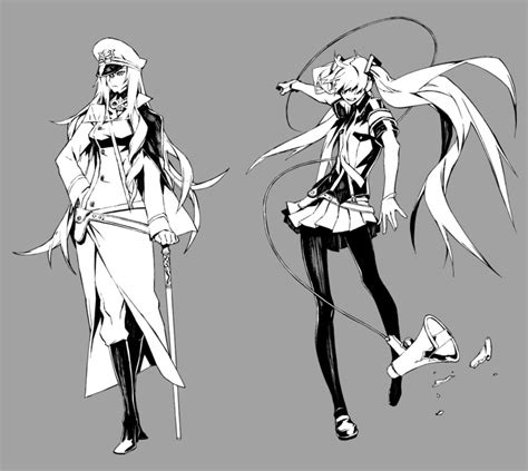 Hatsune Miku And Megurine Luka Vocaloid And 1 More Drawn By Miwa