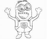 Minion Coloring Pages Printable Happy Purple Minions Despicable Evil Kids Color Print Colouring Fun Book Getcolorings Books Dave Cartoon Popular sketch template