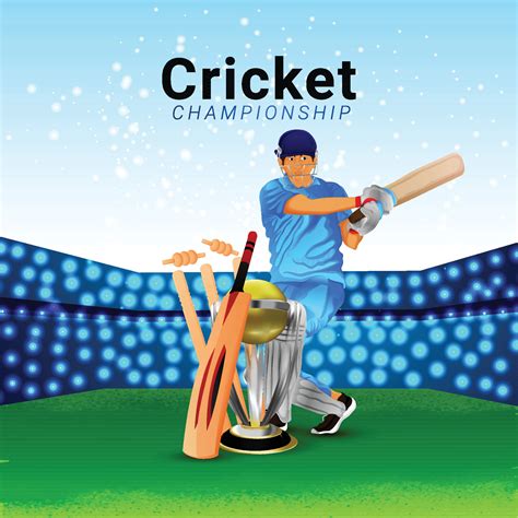 cricket tournament match background  vector art  vecteezy