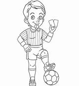 Referee Tema Uniforms Cartoons Pallone Bandiera Coppa Arbitro sketch template