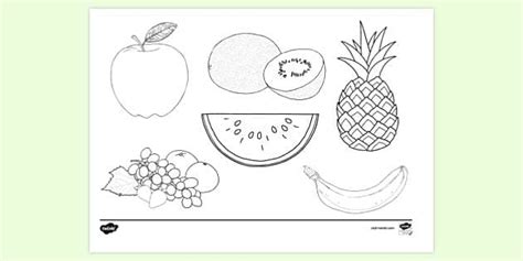 fruit colouring page  print colouring sheets