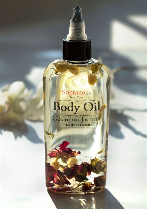 aphrodisiac body oil  natural spa massage infused  roses