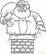 Santa Coloring Christmas Drawings Claus Pages Drawing Funny Fat Chimney Preschoolers Printable Color So Face Online Cartoon Clipart Paintingvalley Fun sketch template