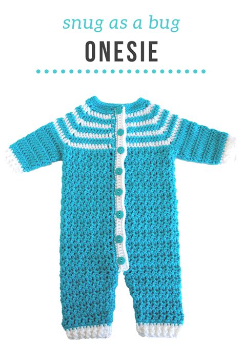 crochet pattern snug   bug baby onesie pattern paradise