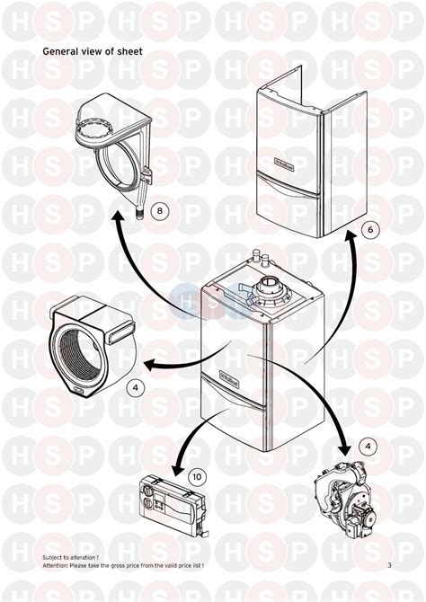 vaillant ecotec     general view sheetdiagram heating spare parts